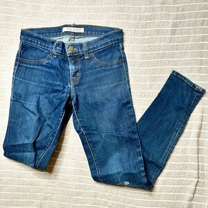 J Brand Women’s perfect slim skinny denim jean medium wash size 25 comfy classy